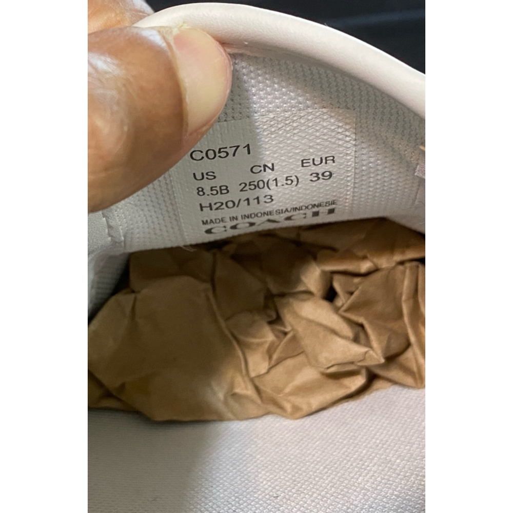 Women's Coach Walker Slip On Sneaker, Style C0571 White, Size 8.5 - Picture 8 of 8